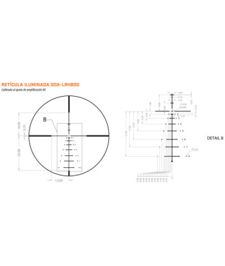 Visor BUSHNELL R5 4-12x40 Side Focus SFP DOA-LRH800 ilum.