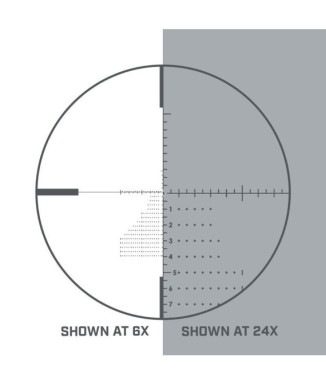 Visor BUSHNELL MATCH PRO 6-24x50 Side Focus Deploy MIL FFP