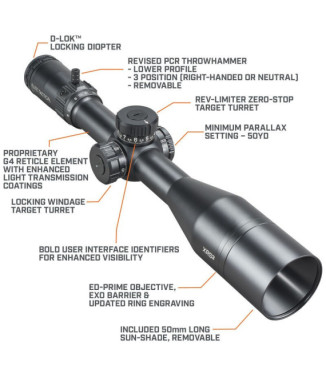 Visor BUSHNELL ELITE TACTICAL XRS3 6-36x56 FFP G4P