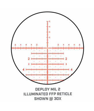 Visor BUSHNELL MATCH PRO ED 5-30x56 Side Focus Deploy MIL 2 FFP ilum.