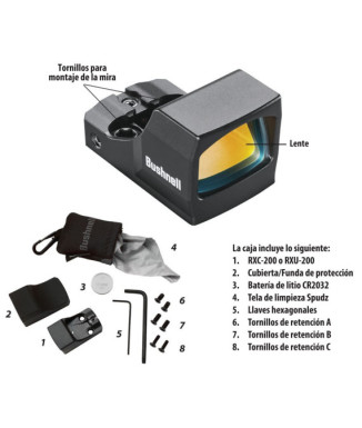 Visor BUSHNELL RXU-200 Ultra Compact Reflex Sight